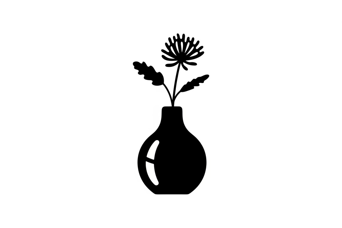 Flower Vase Silhouette Vector Bundle, an Illustration by Designs_River (Photo 22 of 51)