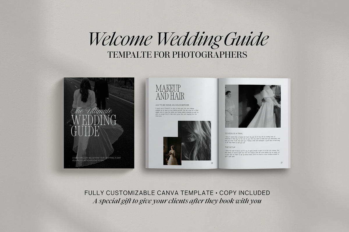 Welcome Wedding Guide Template, a Templates & Theme by Studio Annie Louise (Photo 1 of 9)