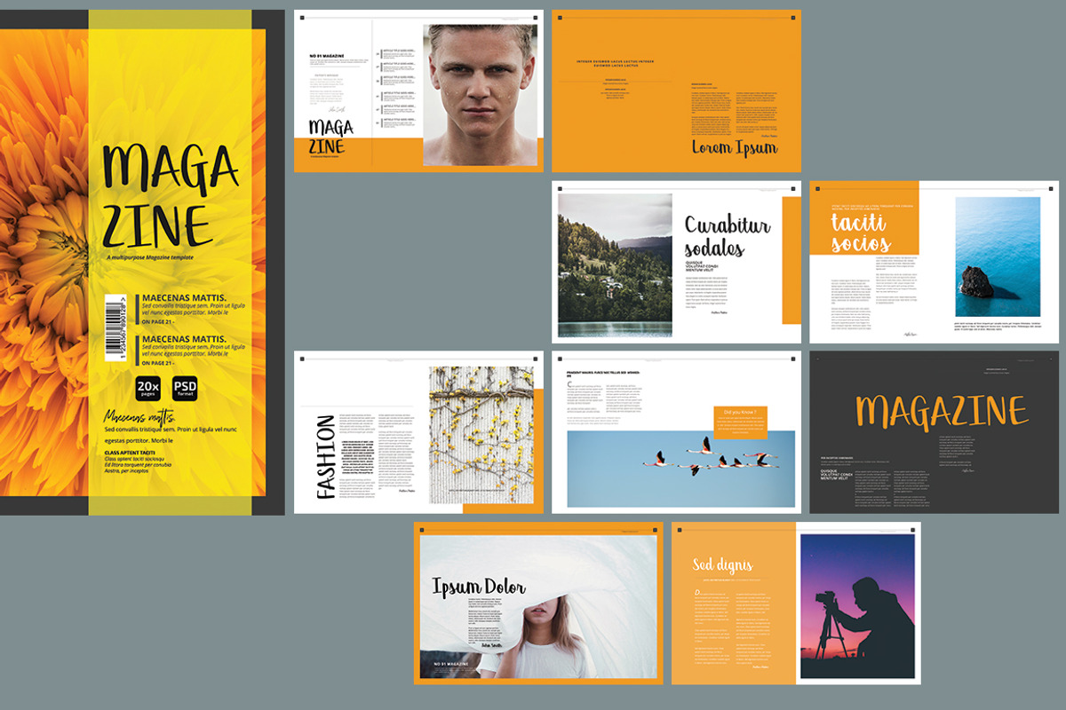Magazine Template 06, a Magazine Template by pmvch (Photo 2 of 12)