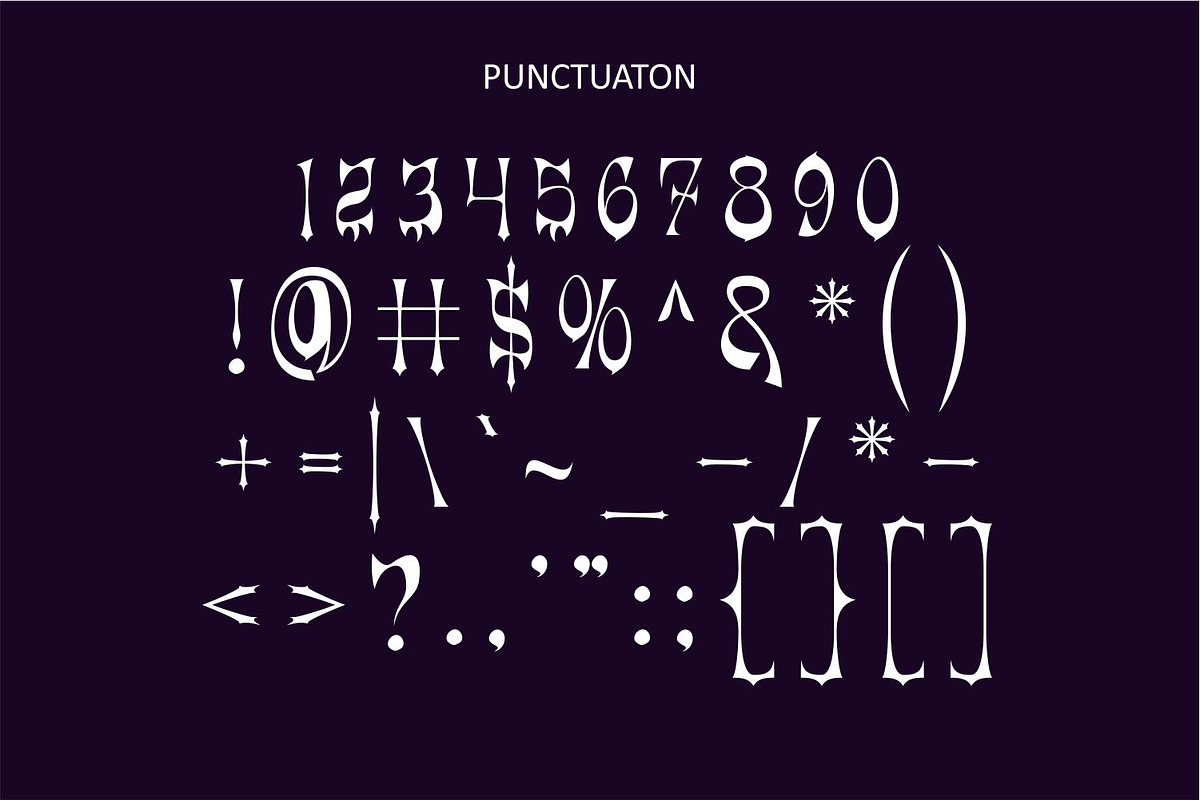 Ghost Palace – Halloween Font, a Symbol Font by WhymoreArt (Photo 9 of 9)