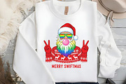 Merry Swiftmas Retro Christmas PNG, an Illustration by Black Bird Studio (Thumbnail 2 of 4)
