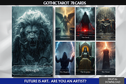 Gothic Tarot Deck Digital Tarot, a Decorative Illustration by Mugio (Thumbnail 1 of 4)