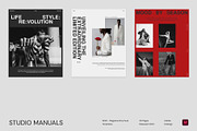 NOIR - Magazine Brochure Template, a Social Media Template by Studio Manuals (Thumbnail 7 of 8)