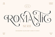 Romantic Serif - Elegant Classy Font, a Font by HansCo Studio (Thumbnail 1 of 15)