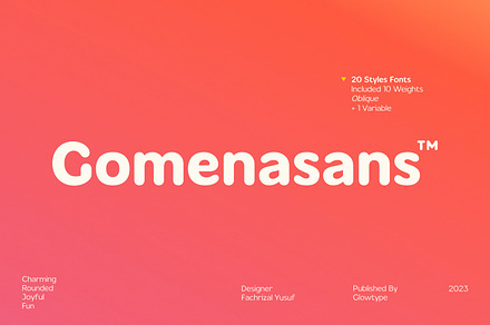 Gomenasans Geometric Rounded Sans