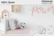 Nursery Bedding, Frame & Wall Mockup, a Household Mockup by mock-ups (Thumbnail 7 of 23)