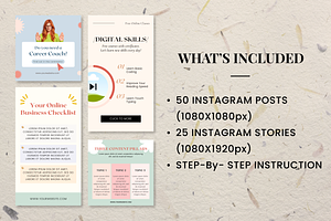 Pastel Instagram Coaching Bundle