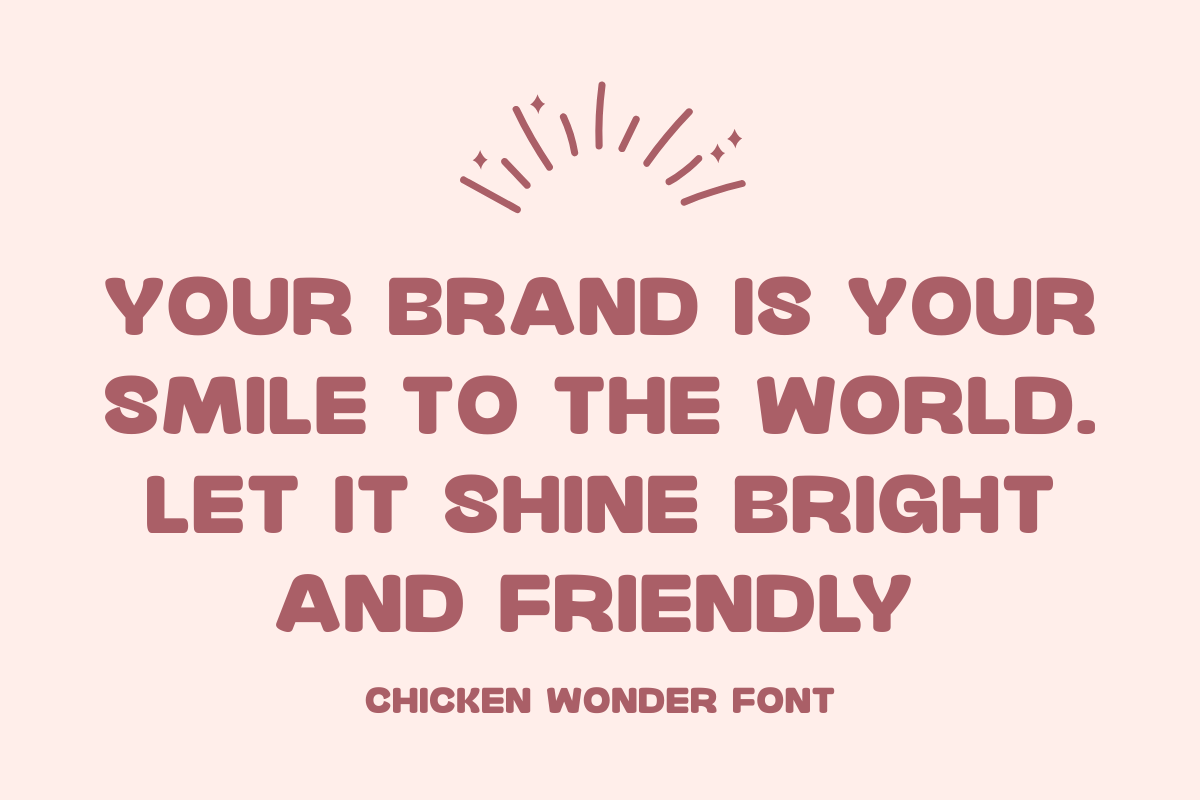 Chicken Wonder – Soft Sans Serif, a Sans Serif Font by Fikryal Studio (Photo 3 of 15)
