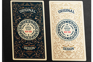 2 vintage labels ready for packing, a Branding & Logo Template by OneVectorStock