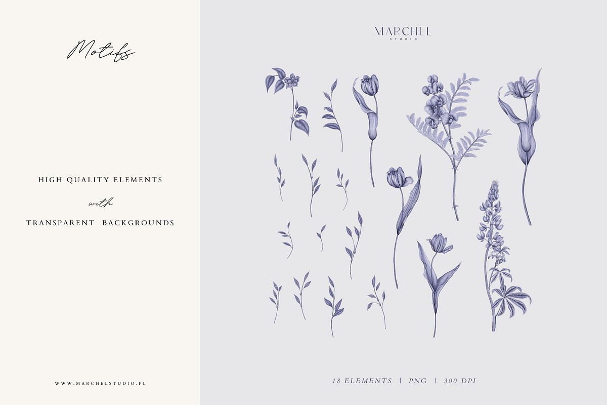 Tulips, floral pattern design, a Pattern Graphic by Marchel Studio (Photo 3 of 7)
