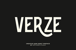 Verze Condensed Strong Font, a Sans Serif Font by Artiveko