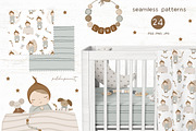 NEWBORN baby illustration & patterns, an Animal Illustration by polikarpovaart (Thumbnail 5 of 13)