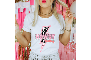 Western Howdy Honey Sublimation PNG