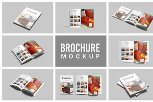 A4 Bifold Brochure Mockup Bundle 33