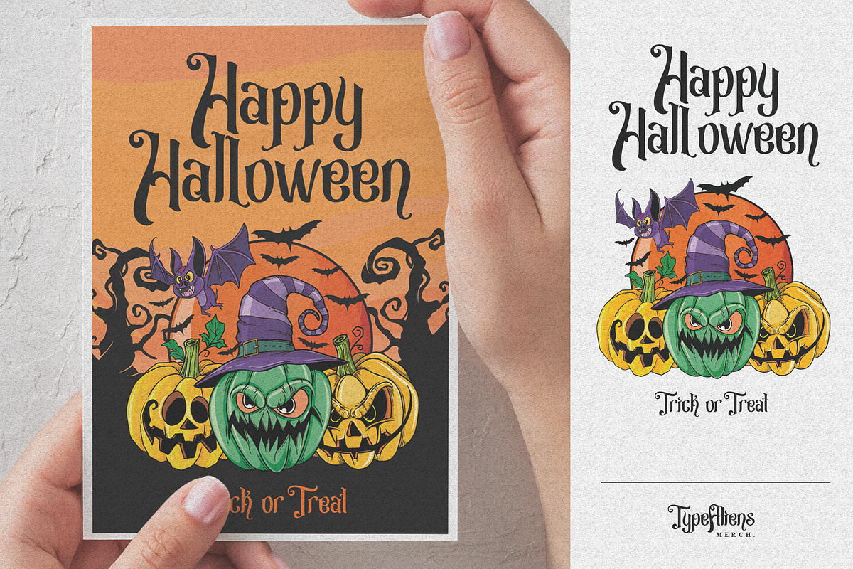 Avarta Cadavra for Fun & Halloween, a Font by ilhamtaro (Photo 5 of 9)