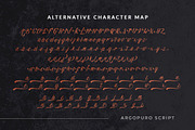 Argopuro Script Font, a Script Font by Fontruly (Thumbnail 9 of 9)