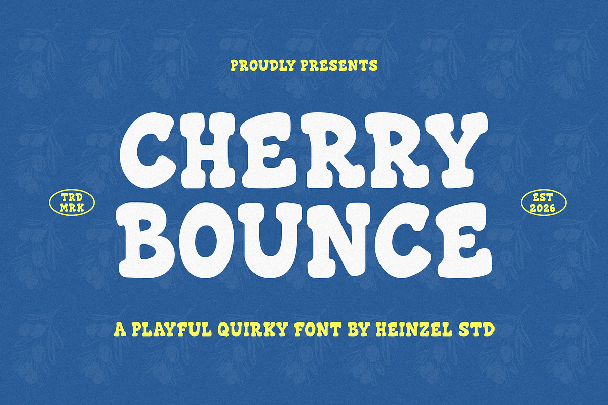 Cherry Bounce Playful Quirky Font, a Serif Font by Heinzel Std (Photo 1 of 14)