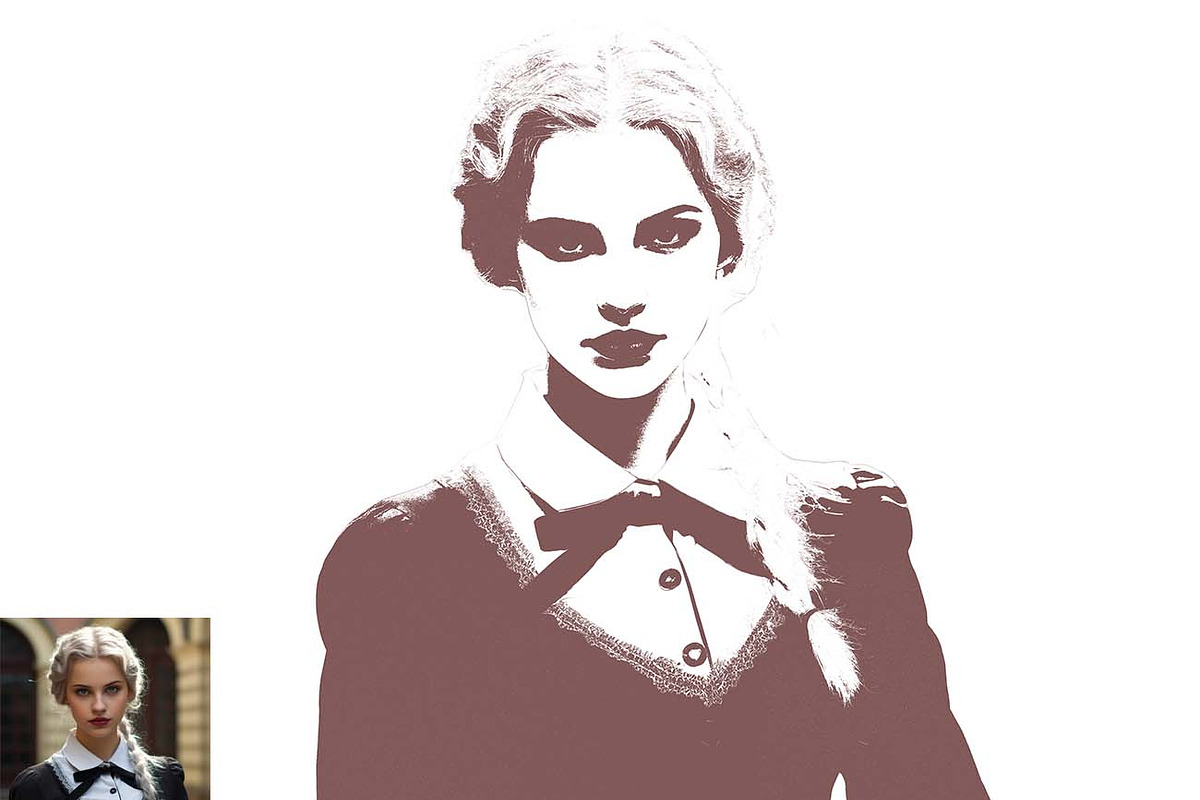 Ink Stamp Sketch FX Photoshop Action, an Action Add-On by Studio Retouch (Photo 13 of 15)