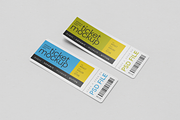Ticket Mockup, an Advertising Mockup by Hubzway (Thumbnail 1 of 2)