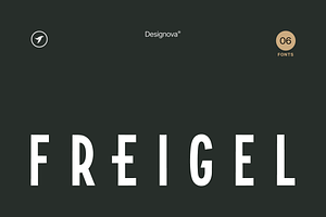 FREIGEL - Unique Display Font Family