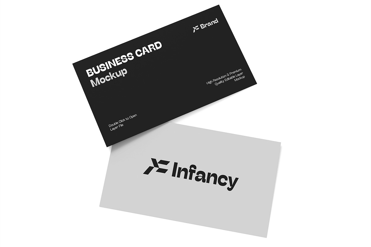 Modern Business Card Mockup, a Product Mockup by graphypix (Photo 3 of 4)