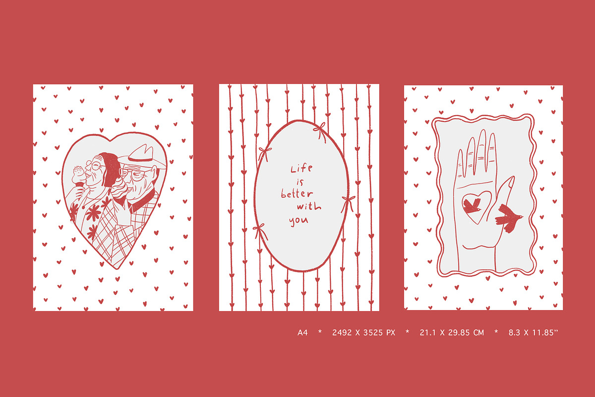 Love Line Art Collection, a Person Illustration by Annakniaz (Photo 10 of 15)