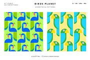 Birds Planet Geometric Patterns, a Pattern Graphic by Designnina Shop (Thumbnail 11 of 12)