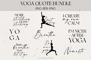 Yoga SVG Quote Bundle, an Object Graphic by IllustratorAnnie (Thumbnail 1 of 5)