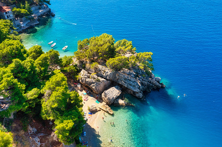 Mediterranean sea. Aerial view, a Nature Photo by Landscape and travel