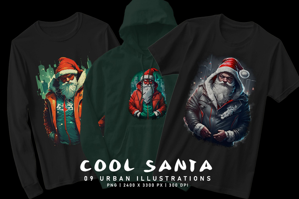 Cool Santa, a Decorative Illustration by Digital Art Creations (Photo 4 of 4)