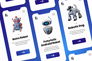 3D Robot Icon Set, an Object 3D Model by Flat Icons (Thumbnail 8 of 8)