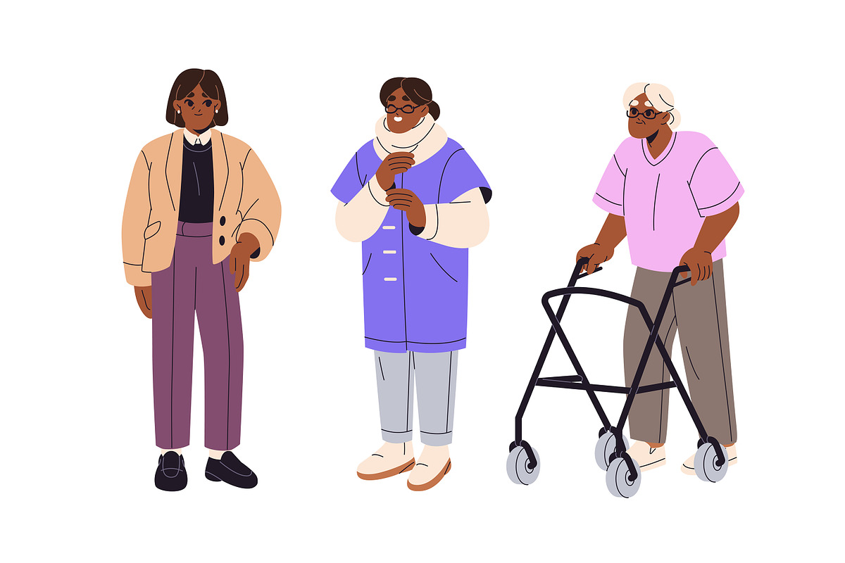 Human life cycle set, a Person Illustration by PaperTrident (Photo 8 of 9)