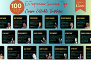 Quotes &  Lessons from Entrepreneurs, a Social Media Template by Viral Content Design (Thumbnail 3 of 10)
