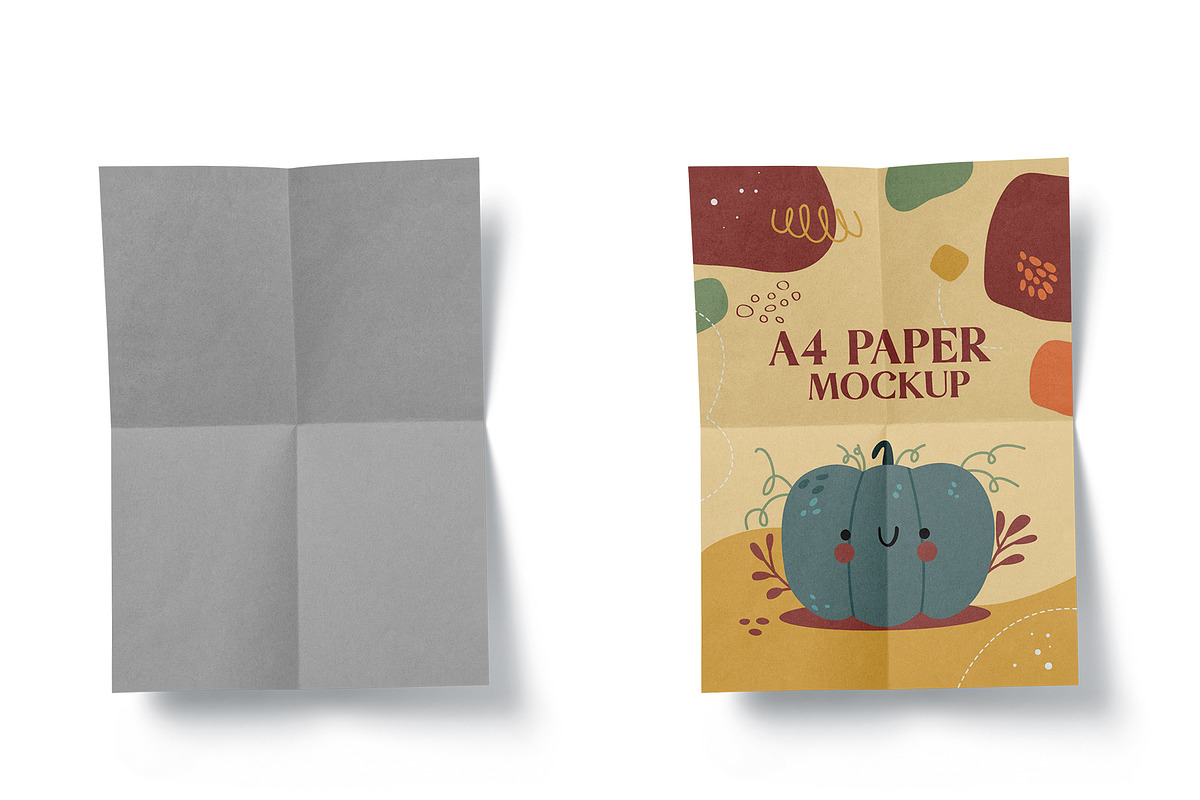 A4 Kraft Paper Mockup, a Product Mockup by GraphicsPixel (Photo 5 of 5)