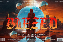 BLEZED Blackletters Gothic Display