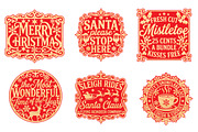Christmas Vintage Signs Laser Cut, an Object Graphic by DreamCafeArt (Thumbnail 6 of 8)