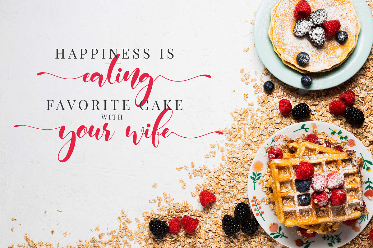 Beneficha - Natural Script Font, a Script Font by Almarkhatype (Photo 6 of 11)