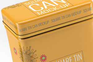 Metal Tin Can Mock-Up