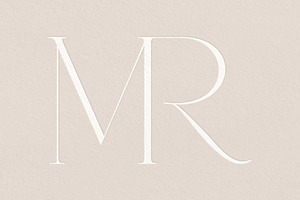 MR Monogram Logo