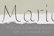 Maria, a handwritten slab font, a Script Font by Kreativ Font (Thumbnail 1 of 4)