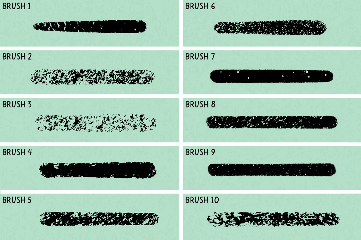 Texture Procreate Brush Set, a Brush Add-On by K McCormack Designs (Photo 3 of 3)