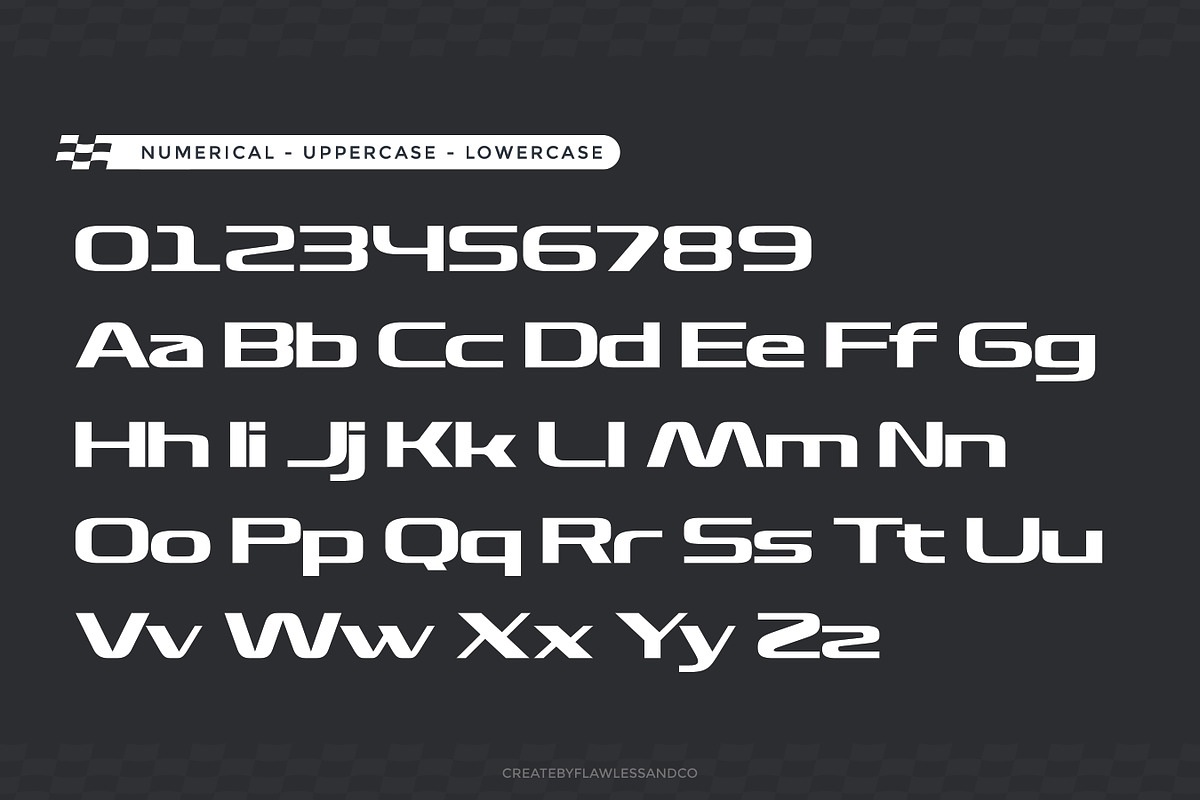 Grivor Racer - Modern Sport Font, a Sans Serif Font by Flawless And Co (Photo 8 of 10)