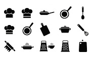 Kitchen Cooking Icon Vector Bundle, an Illustration by jahid234 (Thumbnail 28 of 51)