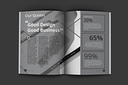 Black And White Proposal Project, a Brochure Template by feydesign (Thumbnail 5 of 16)