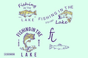 Badge Logo Fishing Club, a Sport Illustration by kalehstudio (Thumbnail 1 of 3)