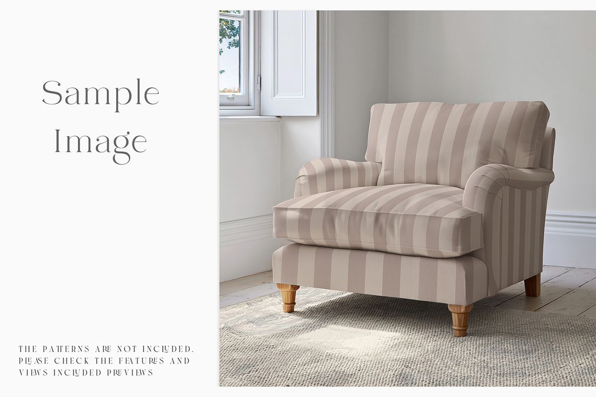 Armchair Upholstery Mockup, a Household Mockup by mock-ups (Photo 7 of 11)