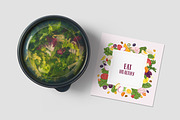 Salad set and backgrounds, a Food Illustration by Good Studio (Thumbnail 9 of 9)