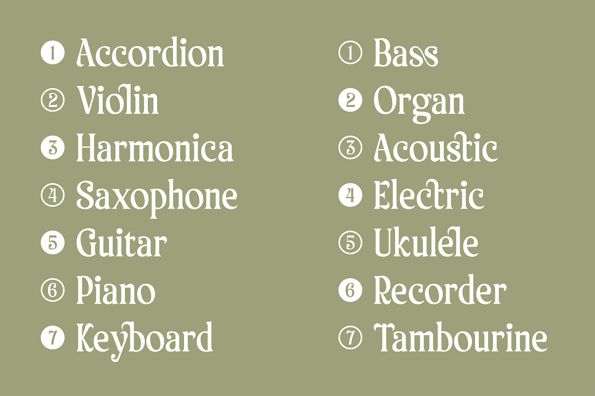 AO Tenko - Display Typeface, a Serif Font by OwunStudio (Photo 10 of 15)