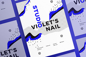 Posters Violets Nail Studio