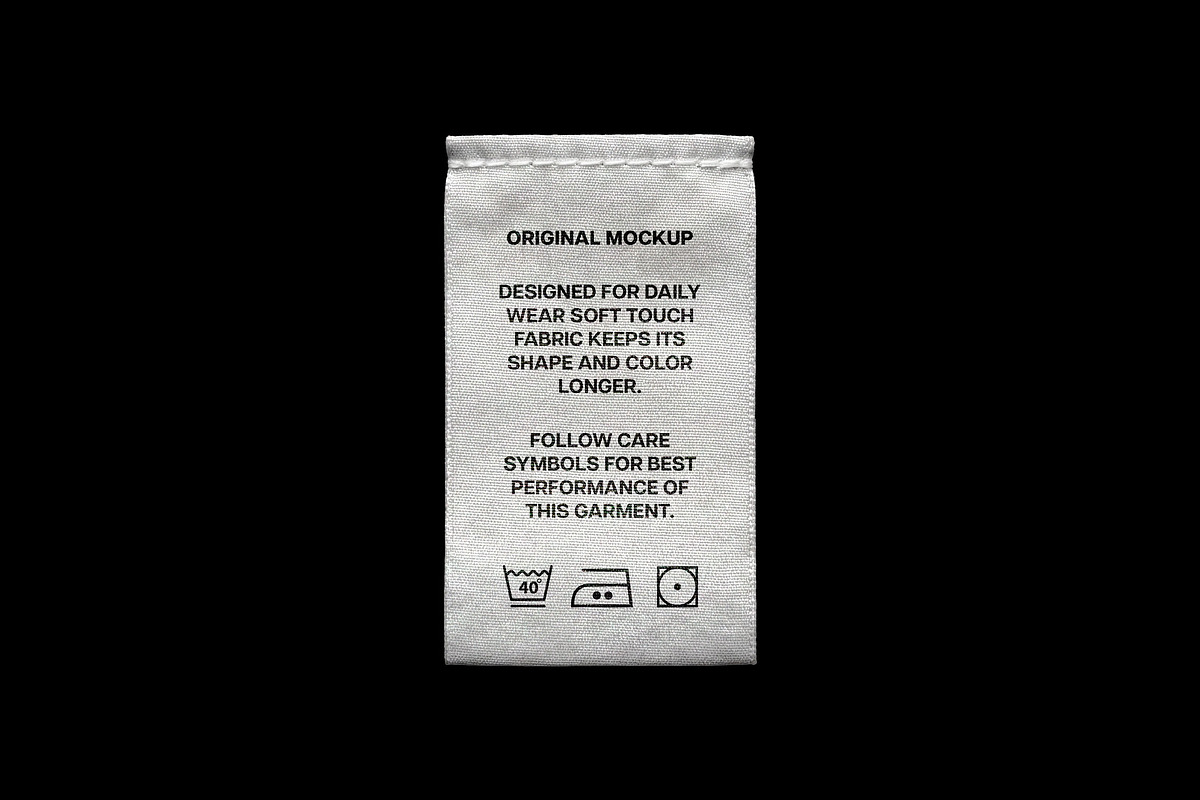 Vertical Clothing Tag Mockup, a Product Mockup by Design Squad (Photo 1 of 3)